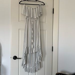 Sexy High low off the shoulder dress!